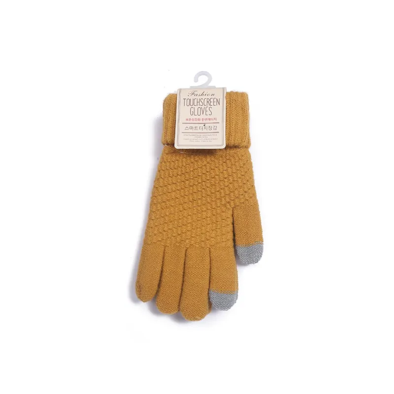 Ai Jiawei Faux Cashmere Knit Gloves Unisex-8
