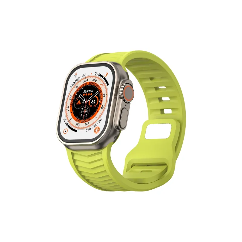 MSSM Watch Band Apple Compatibility 44mm Silicone Material-5