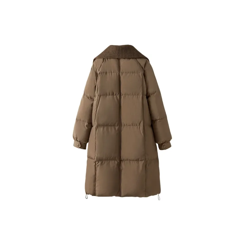 Cypress House Puffer Jacket Women's Dark Coffee-2