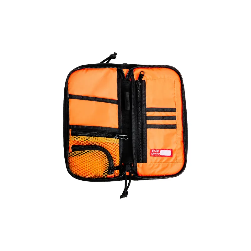 Rough Enough Nylon Document Storage Bag Passport Holder Regular Unisex Black-2