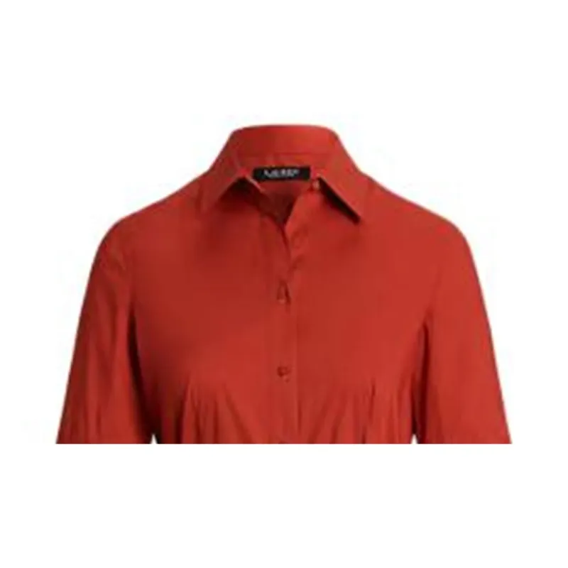 Polo Ralph Lauren Short Sleeved Dress Women's Red-2