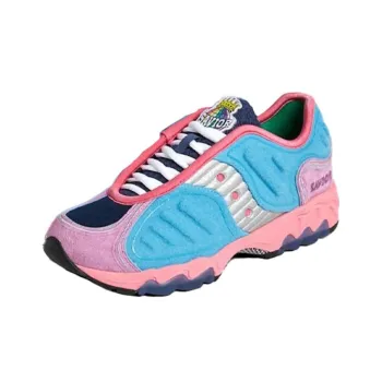 Saucony Matrix Jae Tips No Shoes In The House Blue Pink