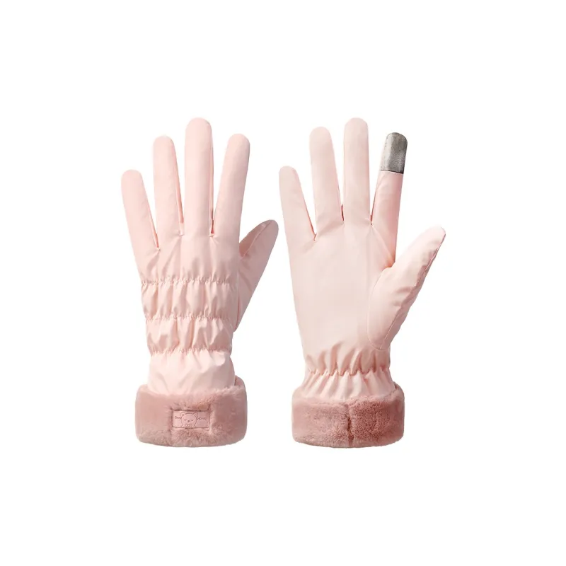 Ai Jiawei Polyester Knit Gloves Unisex-0