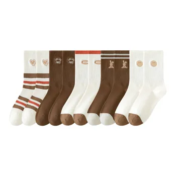 Lan Miao Mid Calf Socks Women's 10 Pack