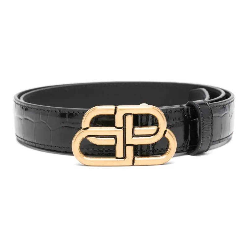Balenciaga Logo-buckle Belt-0
