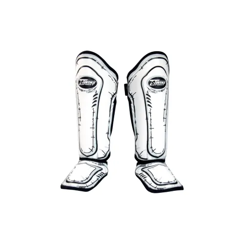 Twins Spirit Boxing Protective Gears Cow Leather Fabric Unisex Black White