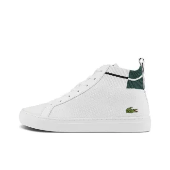 LACOSTE High Top Skateboard Shoes Men's White