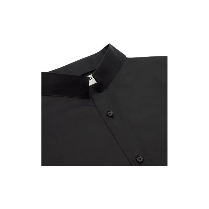 CELINE Loose Shirt With Inverted Collar In Cotton Poplin-2