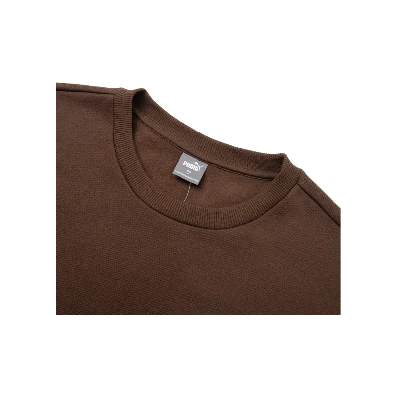 PUMA Sportstyle Collection Women's Basics Collection FW24 Sweatshirt Women's Coffee Brown-4