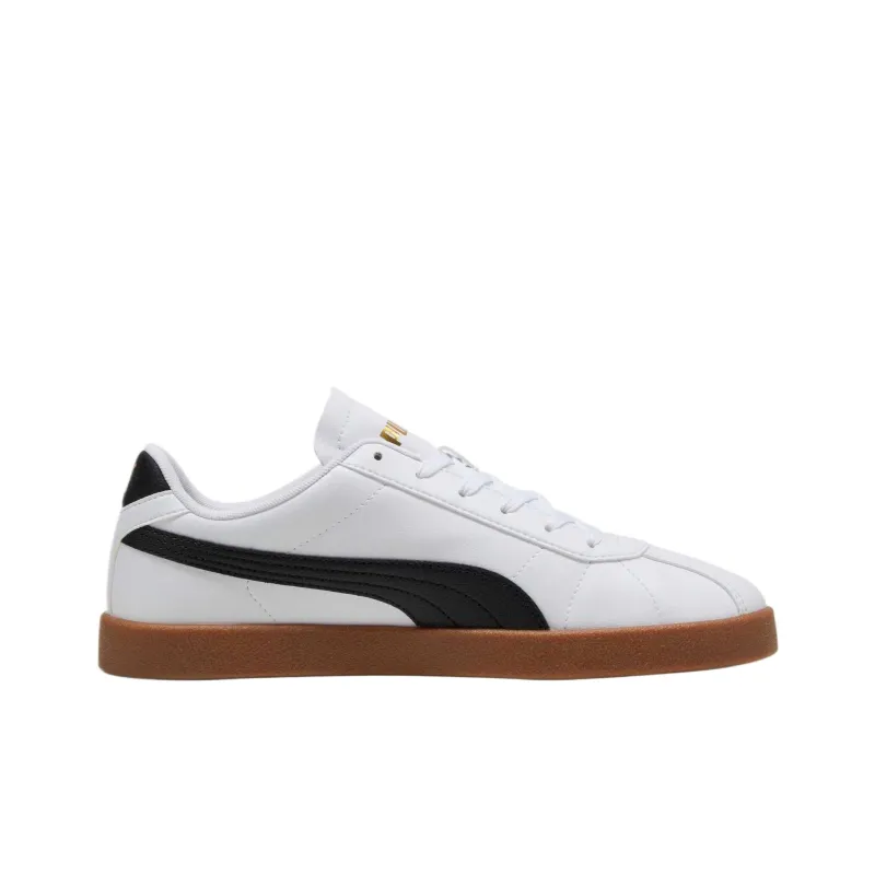 PUMA Club 2 Wear resistant And Lightweight Low Top Skateboard Shoes Unisex White-1