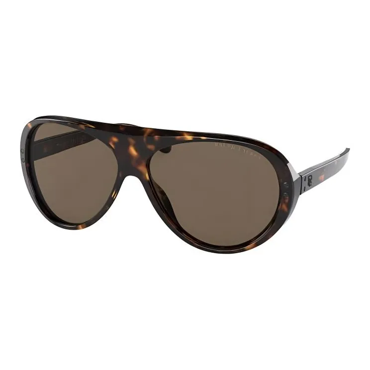 Ralph Lauren Acetate Irregular Shape Sunglasses Unisex Tortoiseshell-0