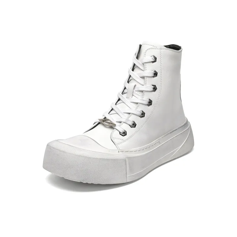 Jerden Smith Slip Resistant Waterproof Abrasion Resistant High Top Skateboard Shoes Unisex-1
