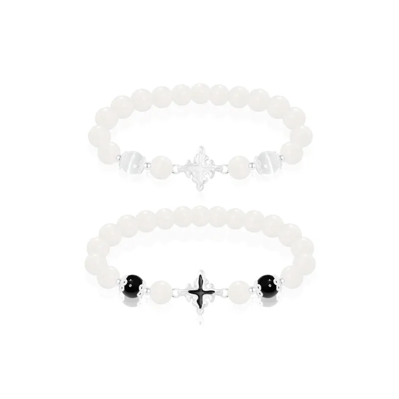 Thuban Ark White Jade Bodhi Bracelets Unisex-2