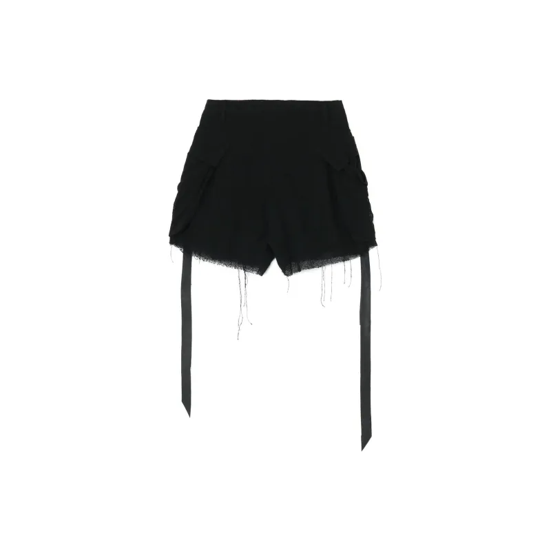 Yohji Yamamoto Casual Shorts Women's Black-1