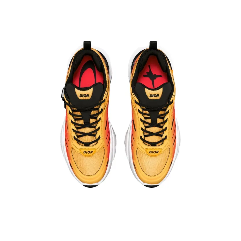 DIOR AND LEWIS HAMILTON B44 Blade Low Top Casual Shoes Men's Orange Limited Edition Numbered Edition-3