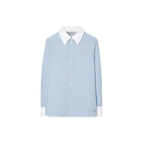 TORY BURCH SS23 Shirt Women's Fresh Blue