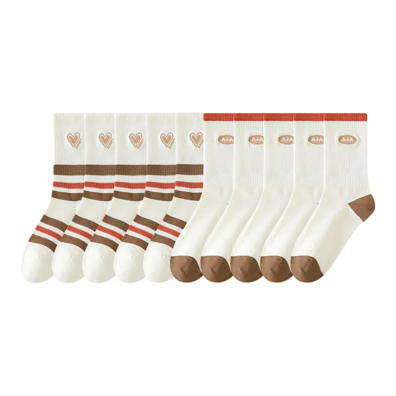 Lan Miao Mid Calf Socks Women's 10 Pack-5