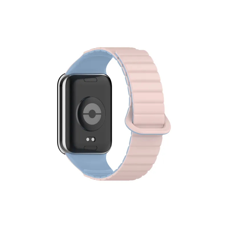 ZHENGGUANG Watch Band Xiaomi Red Beige Compatibility Silicone Material-2