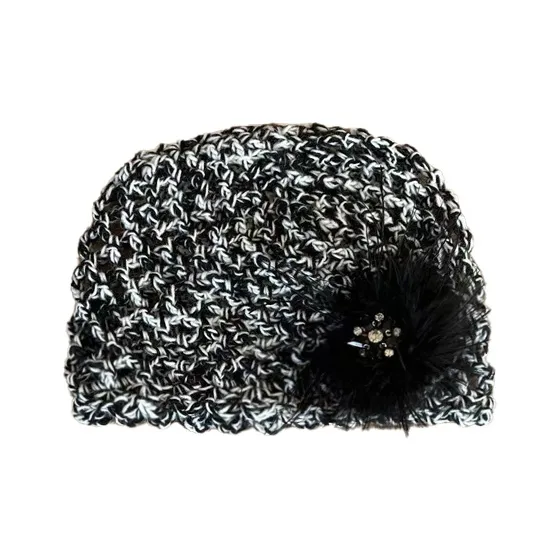 MUSTKOO Knitted Fabric Beanie Women's-6