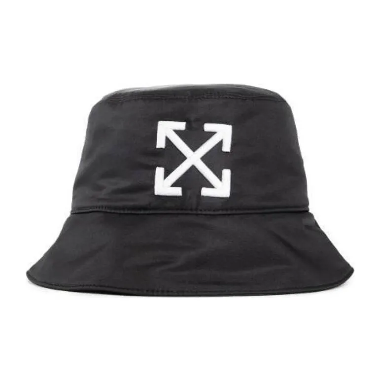 OFF WHITE Arrow Embroidered Bucket Hat-0