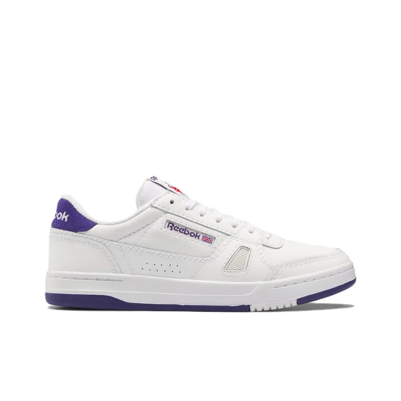 Reebok Lt Court Anti Slip Wear Resistant Low Top Skateboard Shoes Unisex White Blue-1