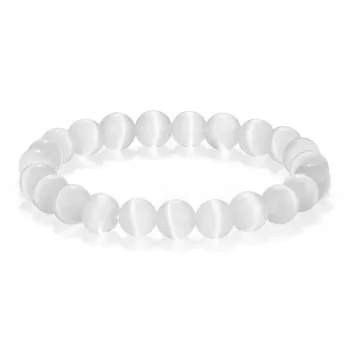QIXIANG Glass Cat Eye Bracelets Women's