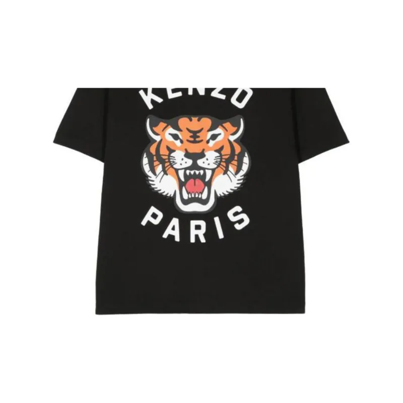 KENZO Lucky Tiger Cotton T shirt-5