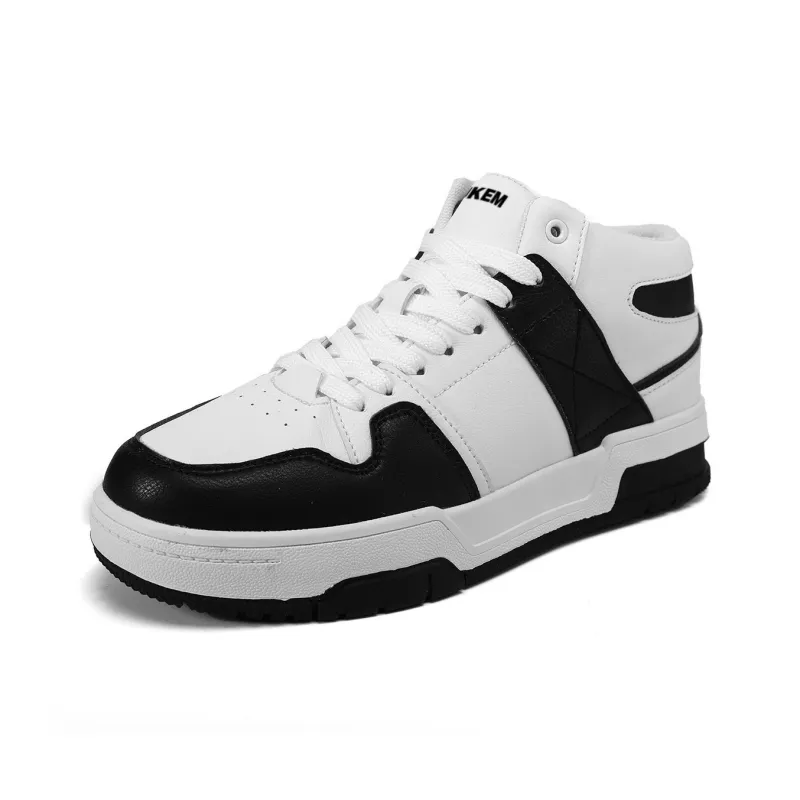 JKEM Anti-Slip And Wear-Resistant Height Increasing High-Top Skateboard Shoes Unisex-1