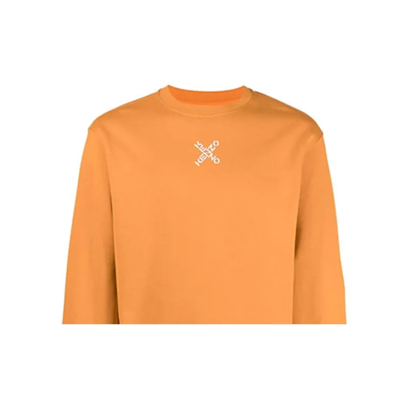 KENZO Sweatshirts Men Orange-4