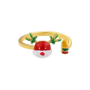 MISS XIA JWY Gold Plated Copper Rings Unisex