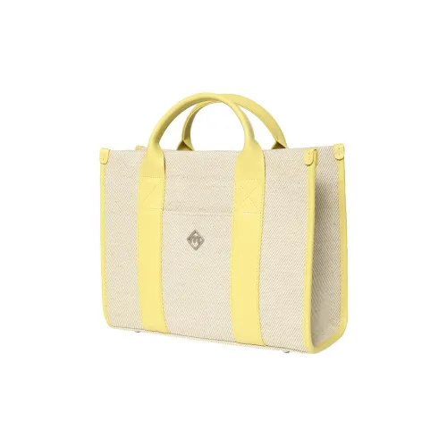 MONDAY FLOW Cotton Tote Bag Shopping Bag Shoulder Bag Crossbody Bag Handbag Women's Light Brown