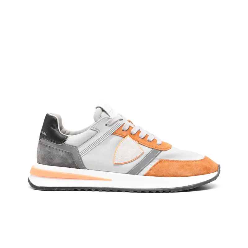 PHILIPPE MODEL Tropez 2.1 Abrasion Resistant Low Top Casual Shoes Men's Taupe-1
