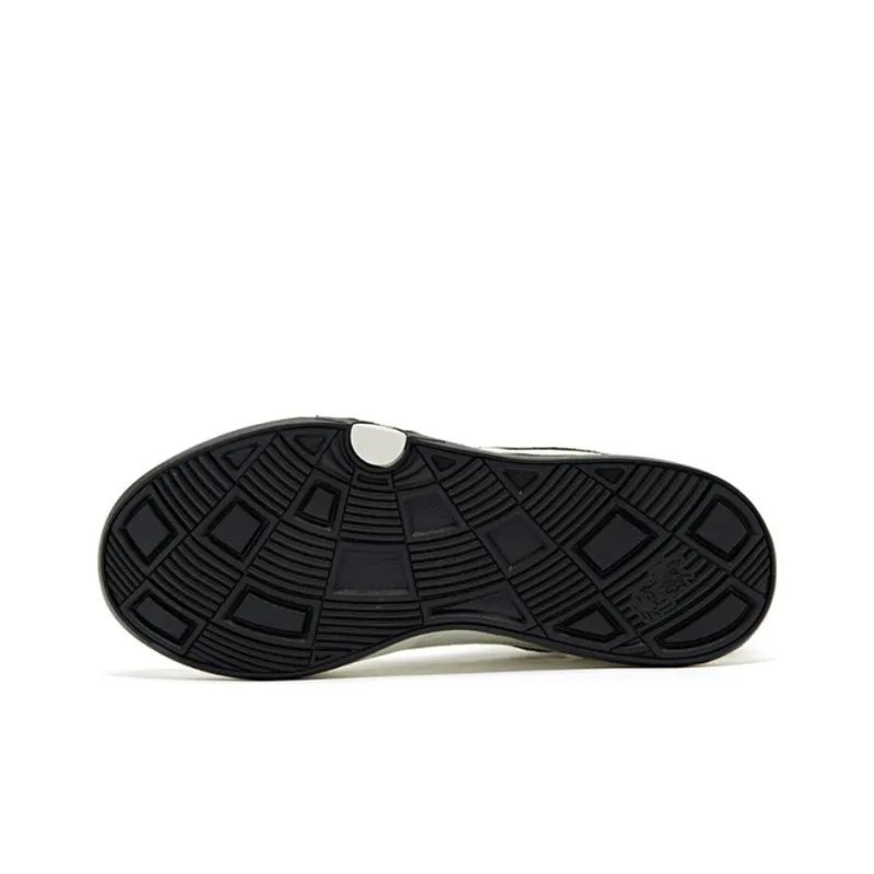 QIAODAN Egg Shoes Cushioning Wear Resistant Low Top Skateboard Shoes Women's Black-4