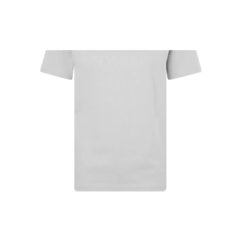 KENZO Letter Logo T Shirts Women's Gray White-2
