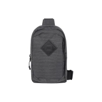 LiNing Polyamide One Shoulder Crossbody Bag, Sling Bag Unisex Black