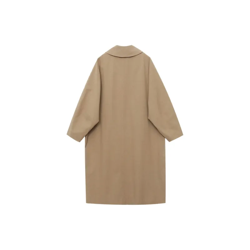 CHARM PICK Coats Women's Khaki-1