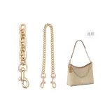 Coach straight gold pig nose 12cm + decorative chain puppy buckle 45cm