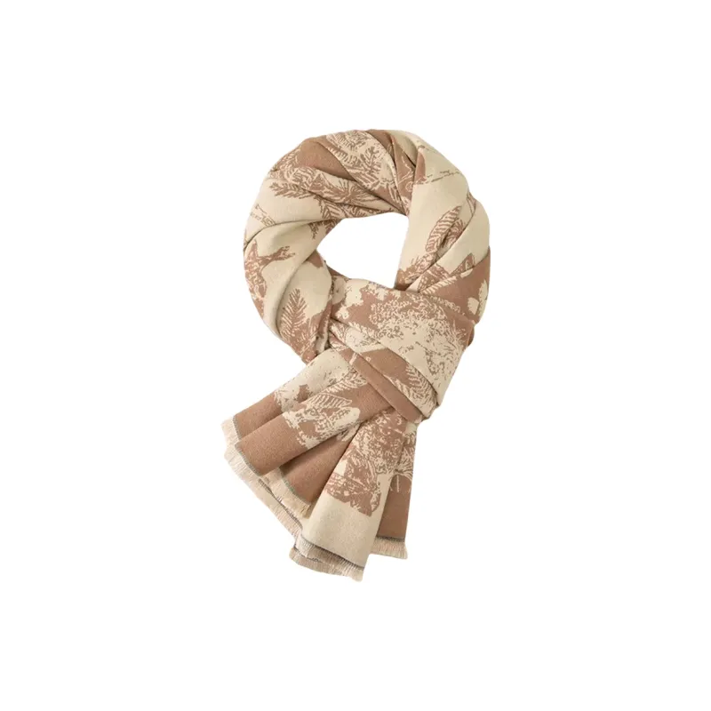 VINEY Faux Cashmere Knit Scarves Women's-0