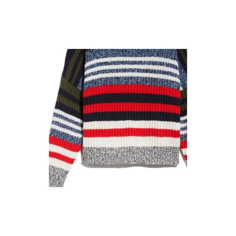 WEEKEND MaxMara FW23 Wool Yarn Sweater Sweater Women's Marine Blue-6