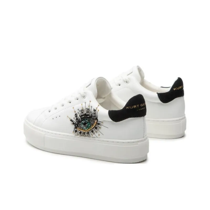 Kurt Geiger London Laney Eye Low-Top Skateboard Shoes Women's White-3