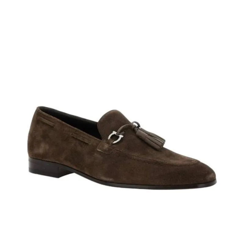 FERRAGAMO GANCINI Loafers Men's Umber-2