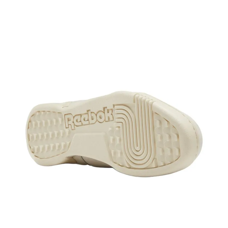 Reebok Workout Anti-Slip Wear-Resistant Low-Top Skateboard Shoes Unisex Beige-4