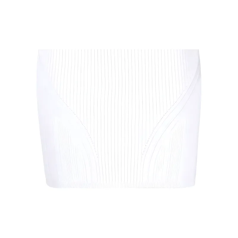 BALMAIN Casual Short Skirts Women's White-5