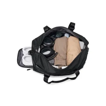 SEPTWOLVES Oxford Multifunction Wet/Dry Separation Gym Bag Travel Bag QPL 29L Unisex Black