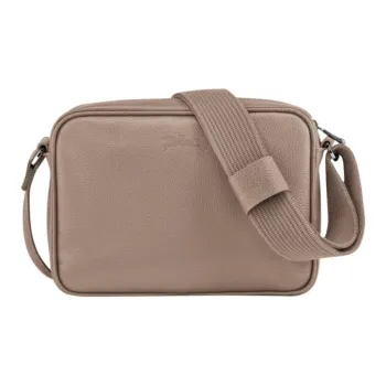 LONGCHAMP Le Foulonné Cow Leather Camera Bags Shoulder Bags Small Size Women's Dove Color