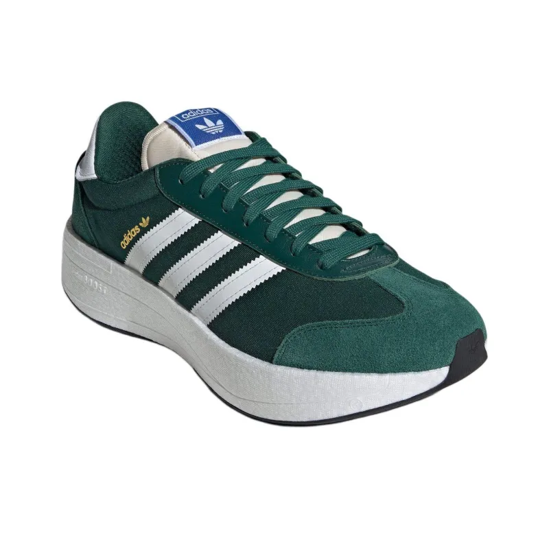 Adidas City Rnr Core Green Footwear White-3