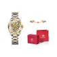 Luxury Steel Band Simple White Dial