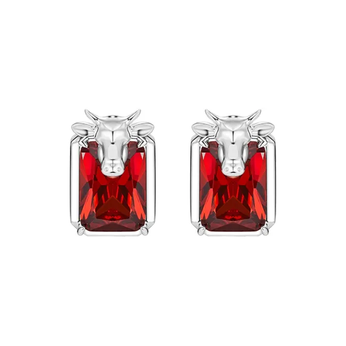 DAISY BEAUTY S925 Silver Stud Earrings Women's-6