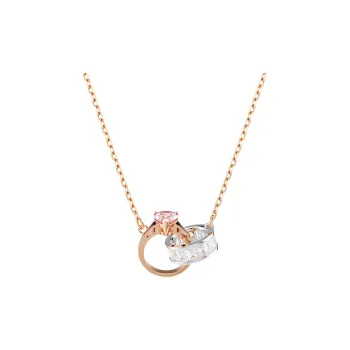 Swarovski Connexus Synthetic Cubic Zirconia Necklaces Women's Rose Gold