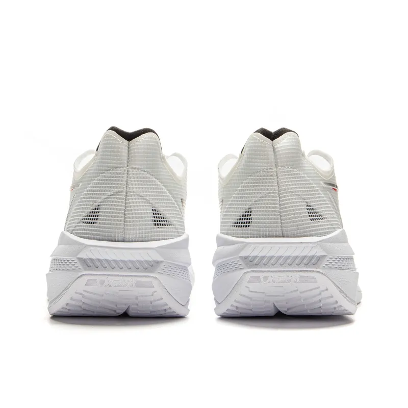 LiNing Ultra Light Cushioning, Slip Resistant, Abrasion Resistant, Rebound Grip Low Top Basketball Shoes Men's White-5